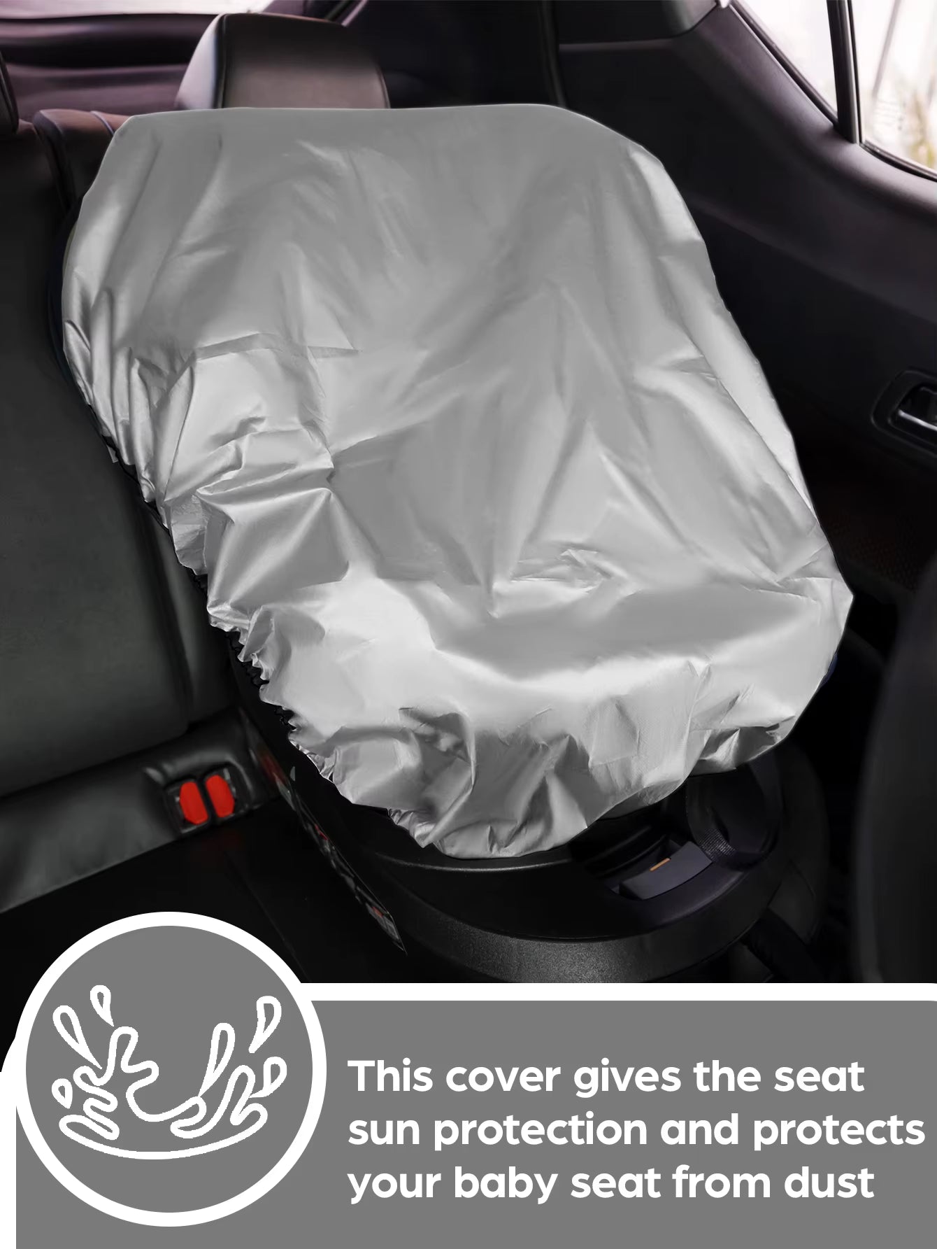 1PC Baby Car Seat Sun Shade Cover Blocks Out Heat & Sun UV Covers Universal Baby Travel Accessories