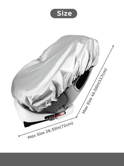 1PC Baby Car Seat Sun Shade Cover Blocks Out Heat & Sun UV Covers Universal Baby Travel Accessories