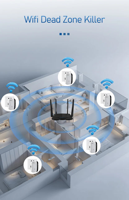 High Quality 300Mbps Wifi Signal Range Extender Wifi Booster IEEE802.11 A/B/G/N LAN Port Wifi Repeater